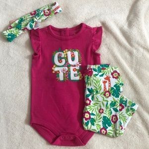 NWT Gymboree Jungle Themed Matching Set